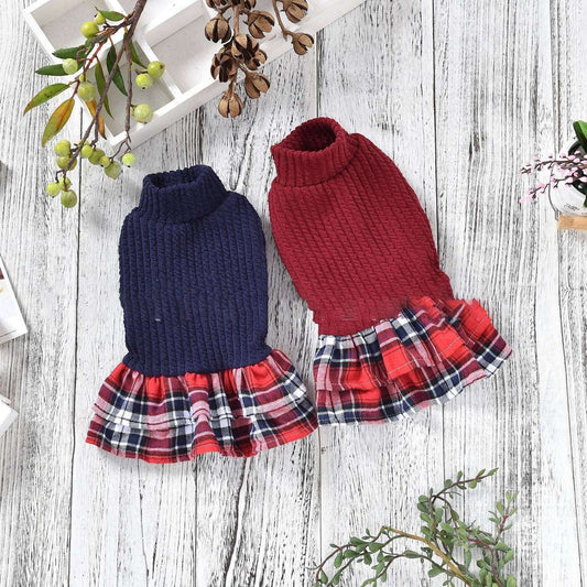 autopostr_pinterest_64088, pet clothes for autumn and winter, plaid skirt for dogs, wholesale dog clothes - available at Sparq Mart