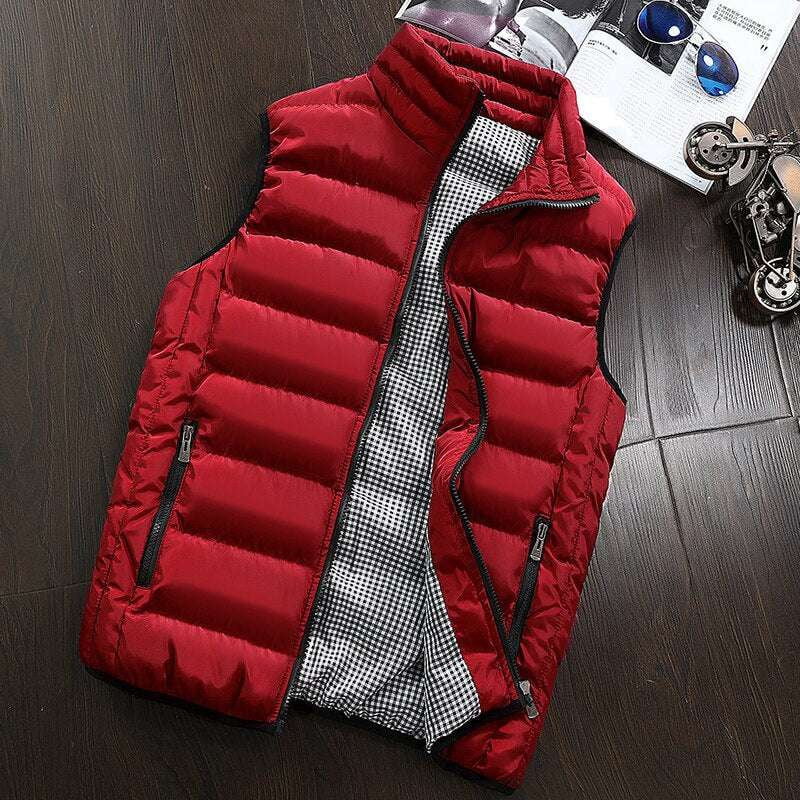 Comfortable Cotton Vest, Fashion Down Vest, Winter Cotton Vest - available at Sparq Mart