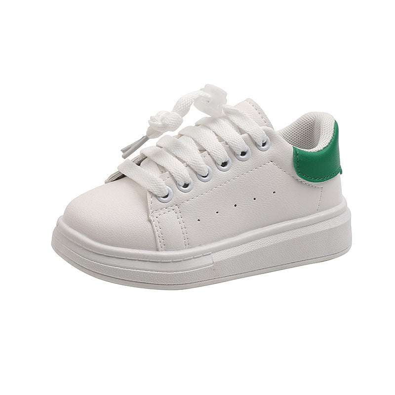 Girls Green Sneakers, Trendy Korean Trainers, Youth Casual Footwear - available at Sparq Mart