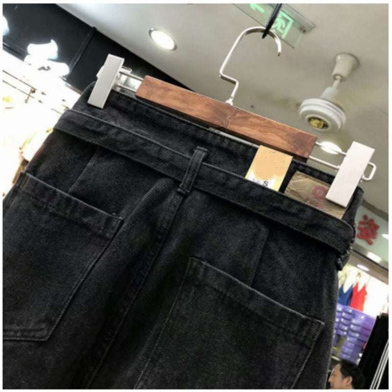 carrot cut pants, high waist denim, wide leg jeans - available at Sparq Mart