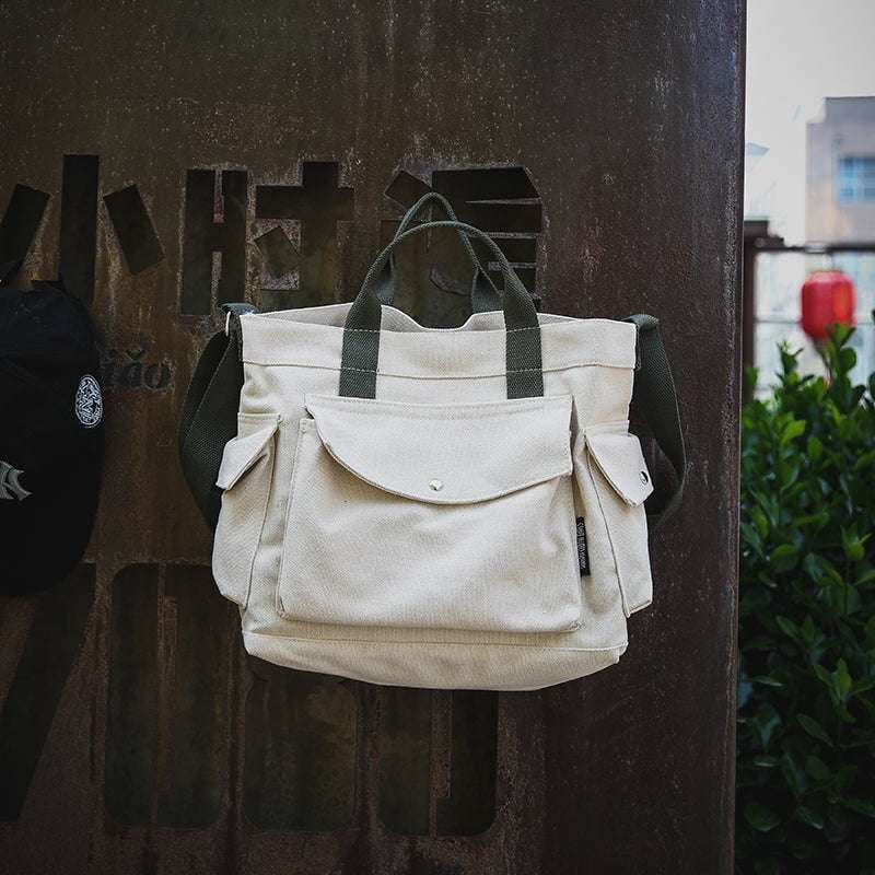 Casual Canvas Bag, Men's Canvas Bag, Shoulder Bag Trend - available at Sparq Mart