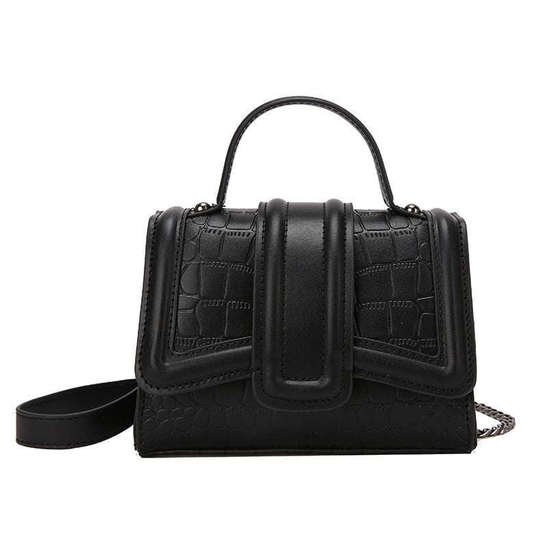 Embossed Messenger Bag, Shoulder Satchel Handbag, Stylish Crossbody Purse - available at Sparq Mart