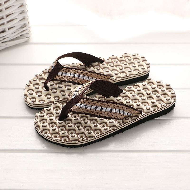 comfortable beach sandals, stylish thong sandals, summer flip-flops - available at Sparq Mart