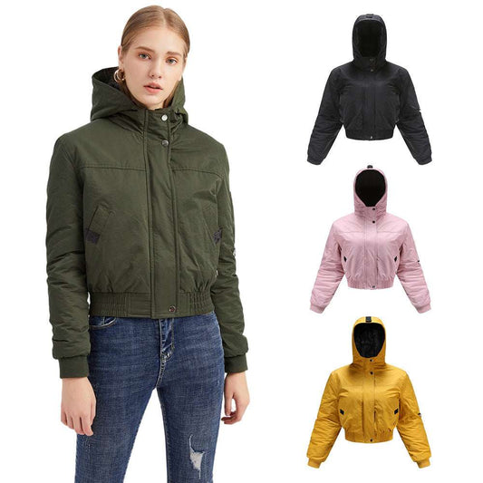 Casual Women's Jacket, Loose Fit Jacket, Stylish Cotton Jacket - available at Sparq Mart