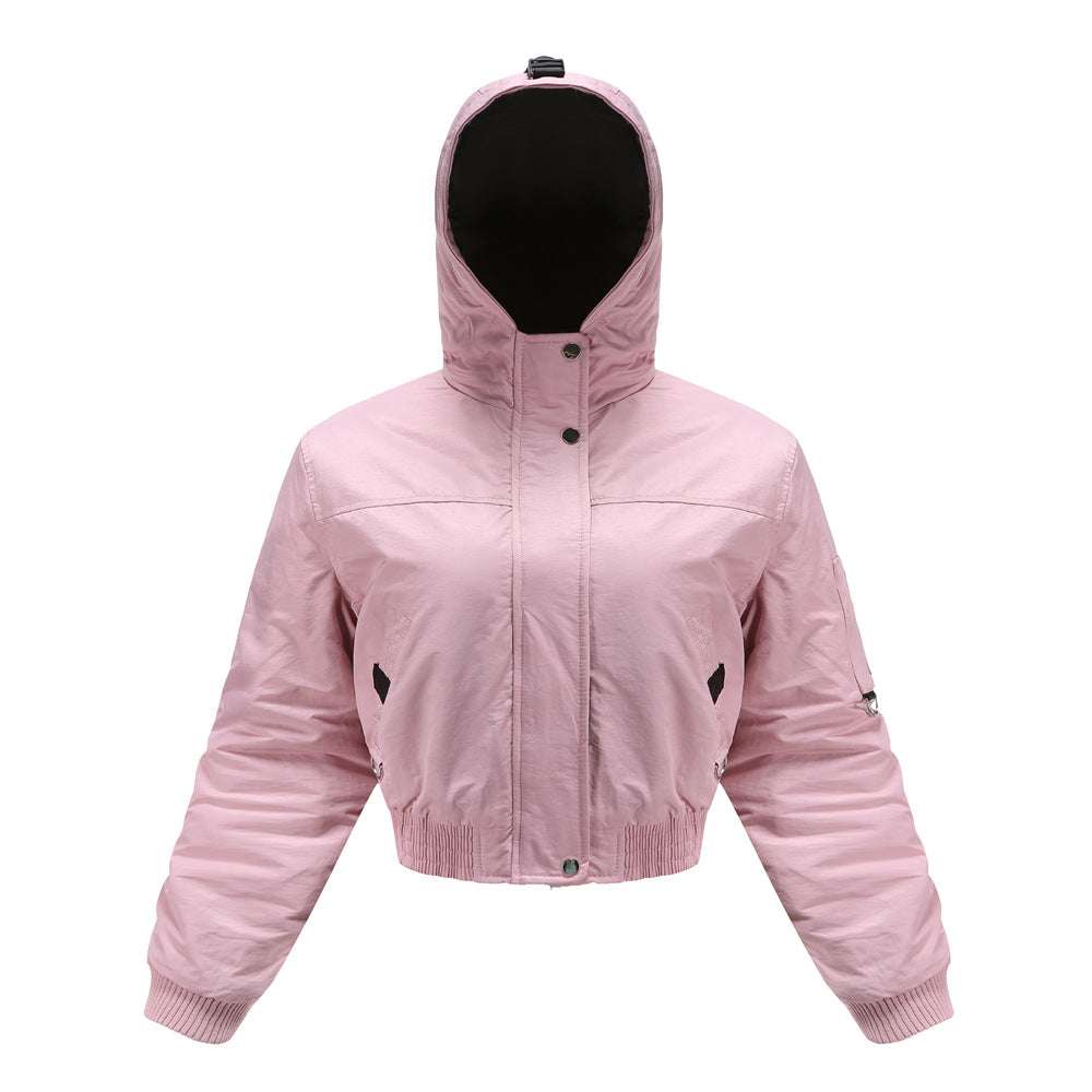Casual Women's Jacket, Loose Fit Jacket, Stylish Cotton Jacket - available at Sparq Mart