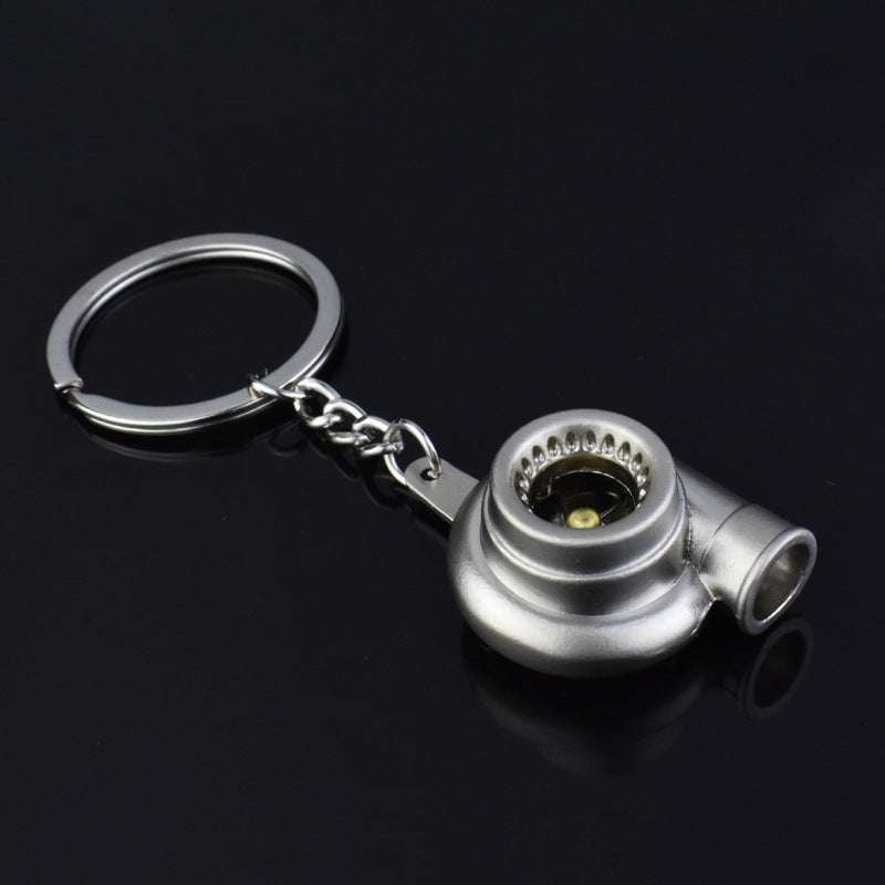 Car Mod Keyring, Metal Turbo Keychain, Turbo Engine Keychain - available at Sparq Mart