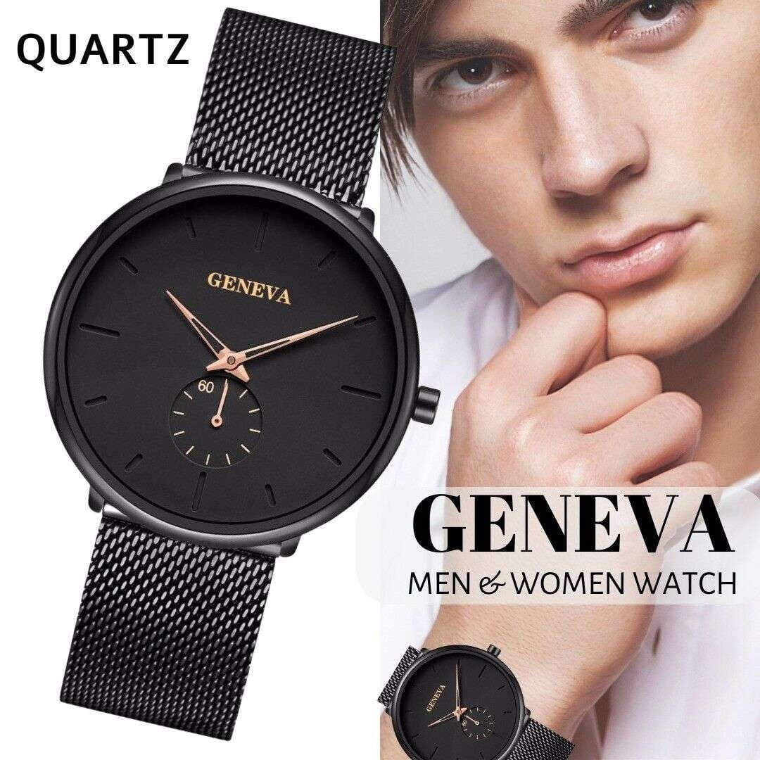 Men's Quartz Timepiece, Ultra Thin Watch, Waterproof Business Watch - available at Sparq Mart