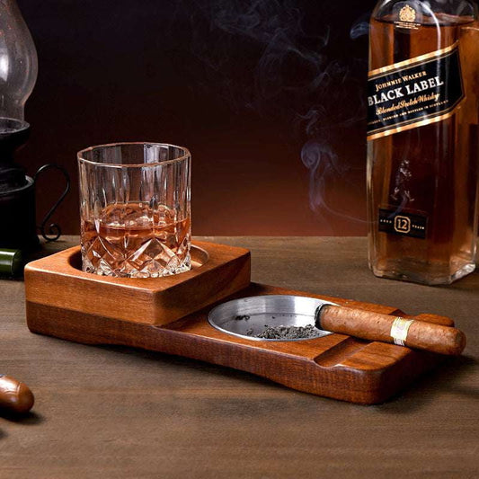 Ashtray Cup Combo, Creative Ashtray Design, Whiskey Holder Decor - available at Sparq Mart