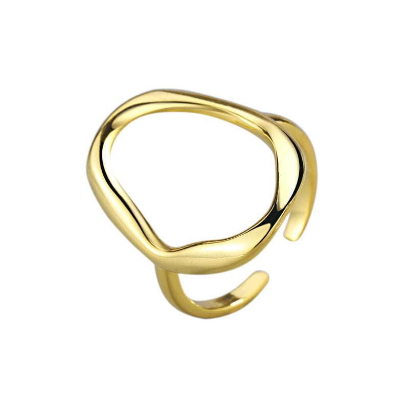 Silver Plated Ring, Unique Brass Ring - available at Sparq Mart