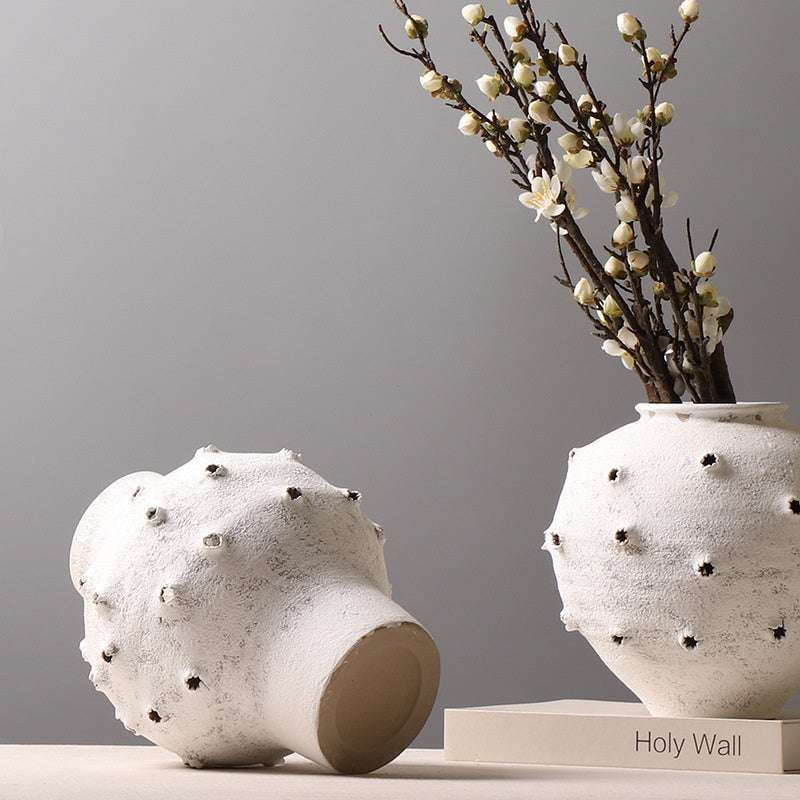 Ceramic Art Vases, Decorative Desktop Pottery, Modern Vase Decor - available at Sparq Mart