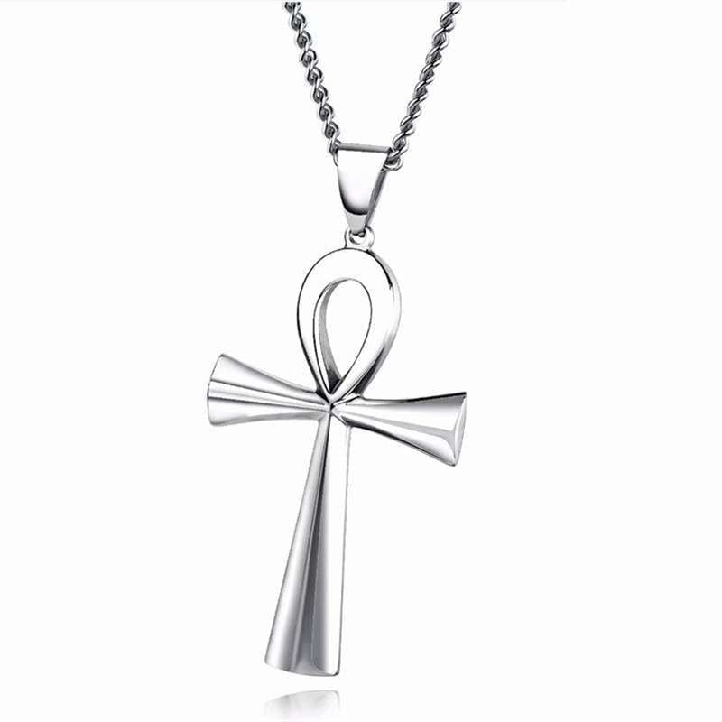 Durable Cross Necklace, Elegant Necklace Gift, Stylish Cross Pendant - available at Sparq Mart