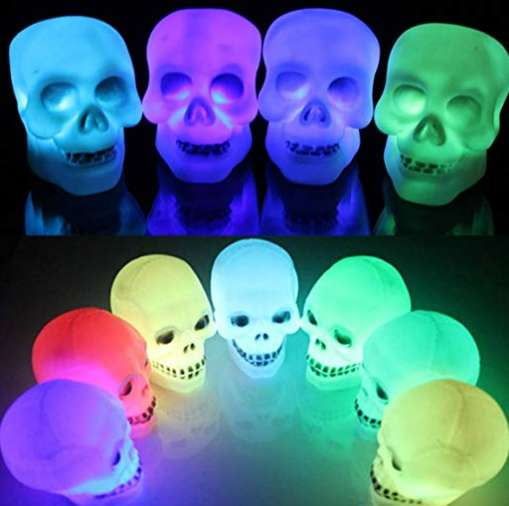 Halloween Ghost Lights, LED Halloween Decor, Spooky Night Decorations - available at Sparq Mart