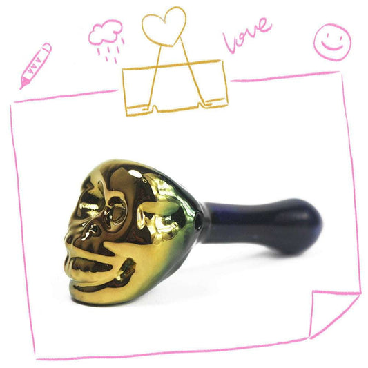 Decorative Smoking Accessory, Handcrafted Glass Pipe, High-Quality Tobacco Pipe - available at Sparq Mart