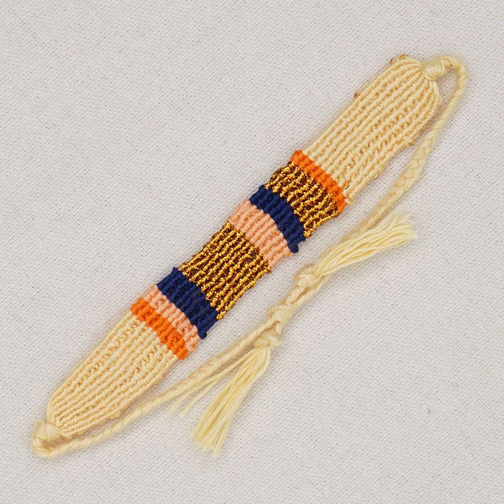 Couple Bracelet, Hand-woven Bracelet, Linen Cotton Bracelet - available at Sparq Mart