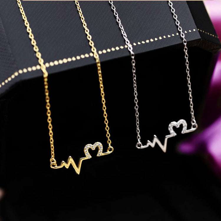 Heart Necklace, Unique, Women - available at Sparq Mart