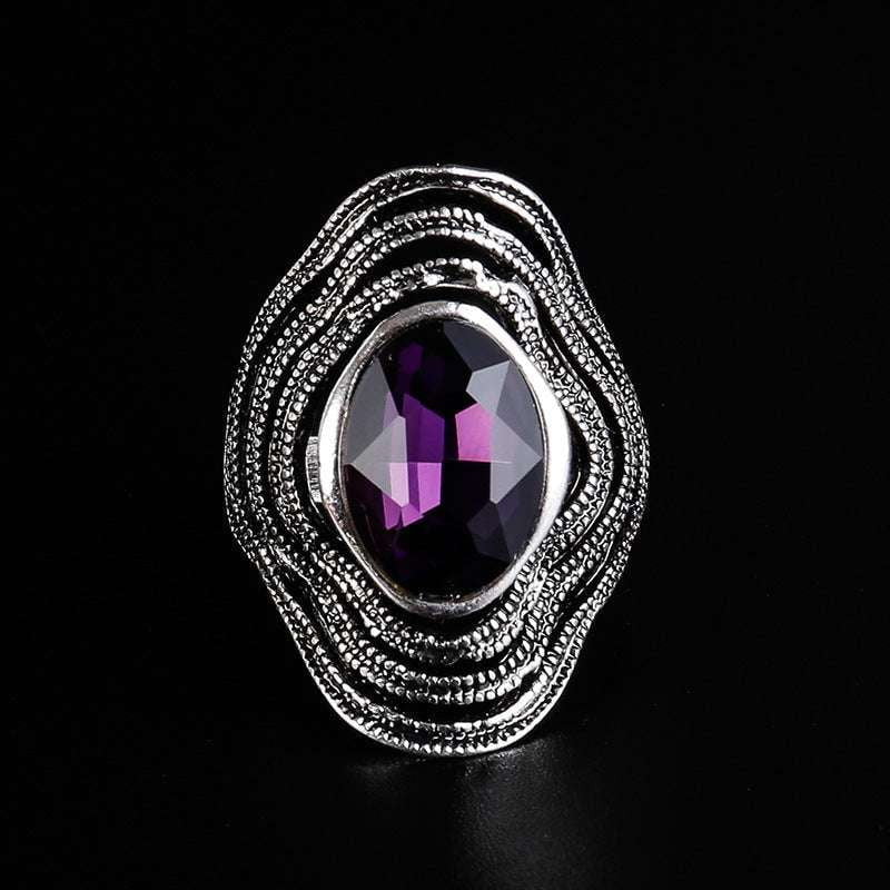 Artistic Jewelry Design, Hollow Statement Ring, Unique Silver Ring - available at Sparq Mart