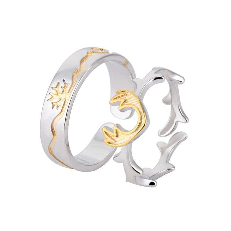 Adjustable Design Ring, Female Niche Ring, Valentine's Horn Ring - available at Sparq Mart