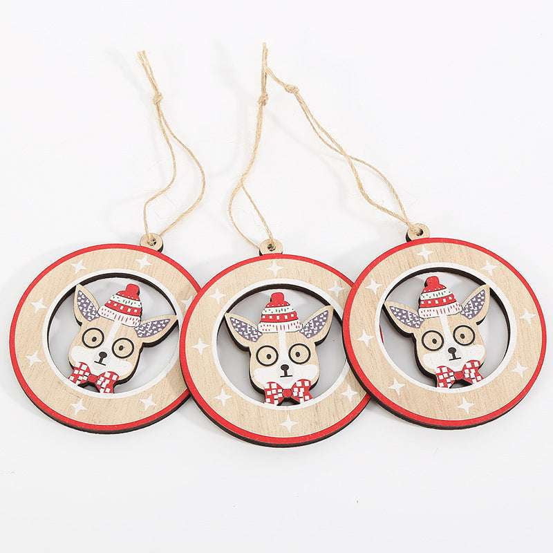 Festive Holiday Charm, Handcrafted Christmas Decor, Wooden Ornament Gift - available at Sparq Mart