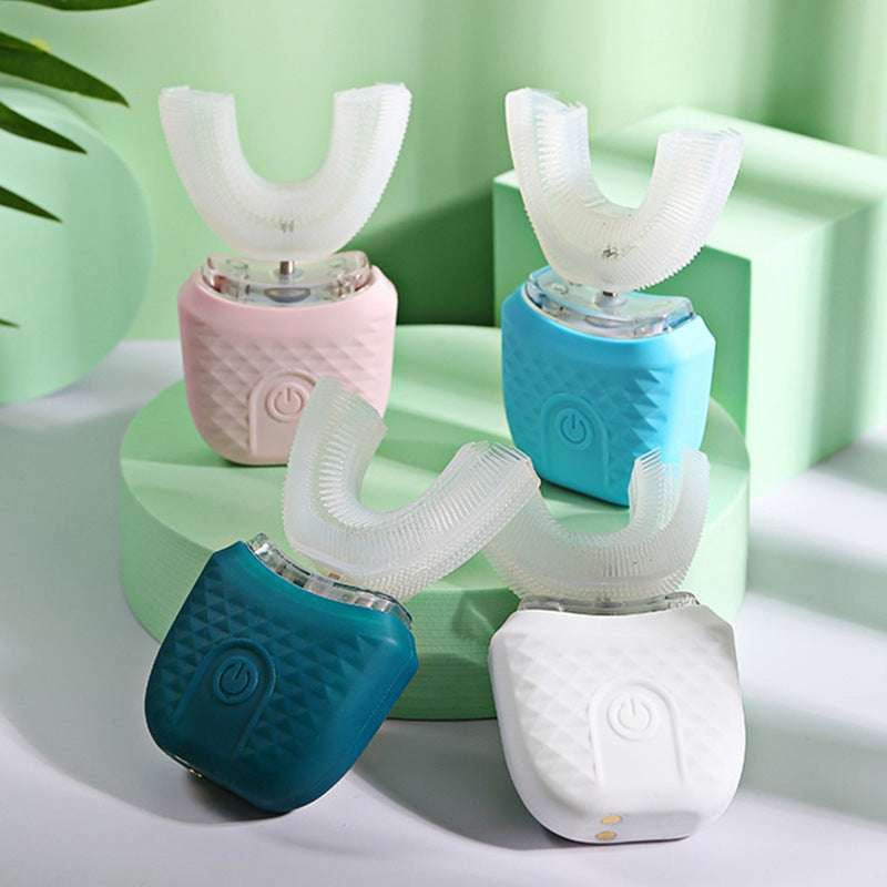 Silicone Mouth Toothbrush, U-Shape Toothbrush, USB Toothbrush Charger - available at Sparq Mart