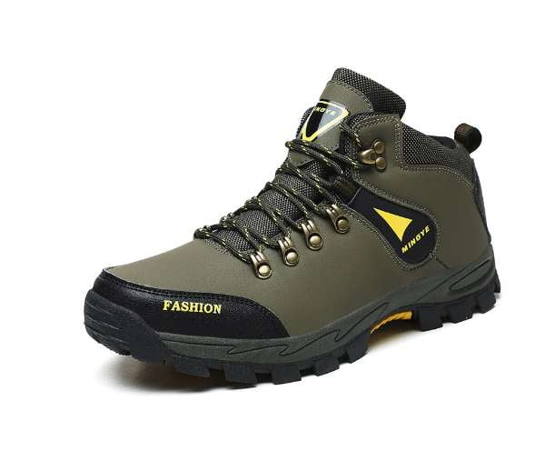 Comfortable Hiking Shoes, Outdoor Trail Footwear, Velvet Hiking Sneakers - available at Sparq Mart