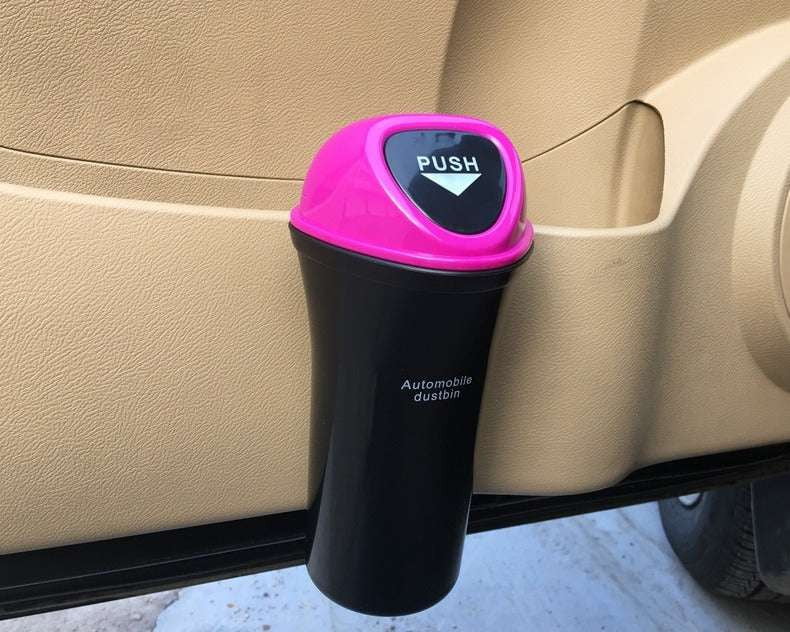 Car trash organizer, Compact garbage holder, Durable vehicle bin - available at Sparq Mart