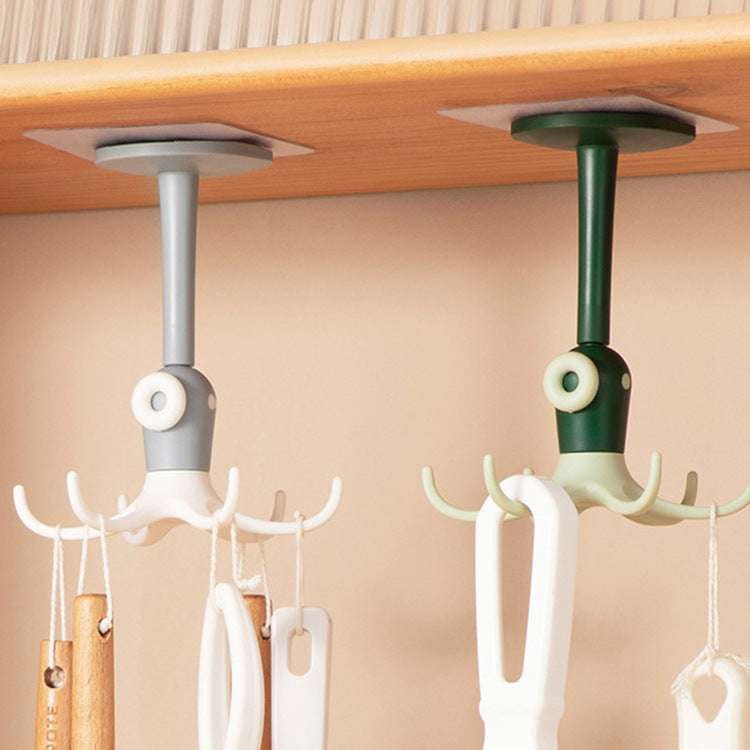 Multipurpose Storage Hook, Rotatable Kitchen Hook, Six-Claw Wall Hook - available at Sparq Mart