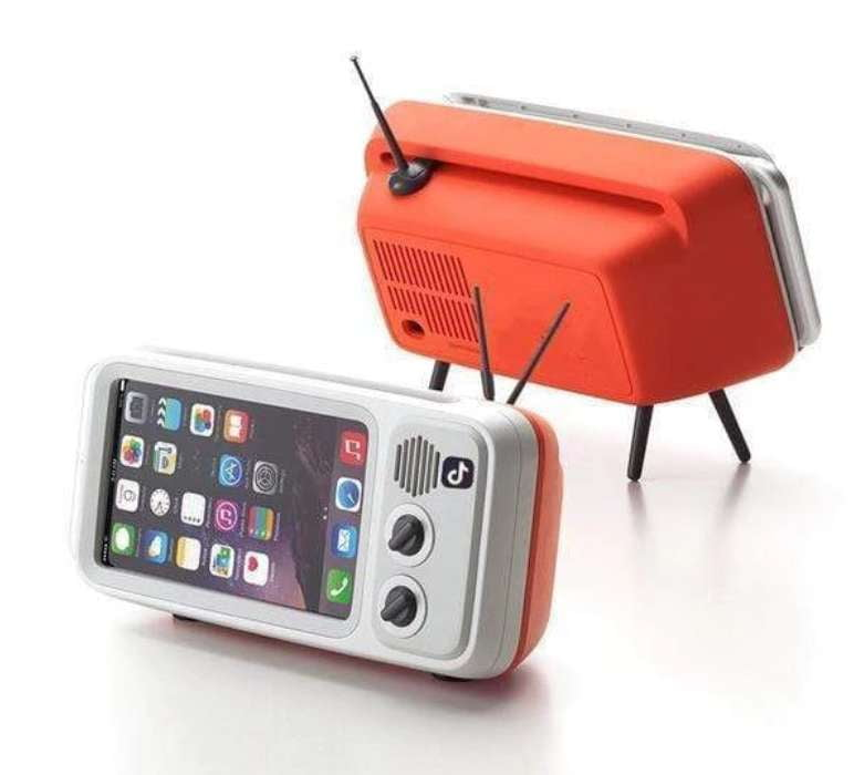 Retro Bluetooth Speaker, TV Speaker Phone, Unique Speaker Holder - available at Sparq Mart