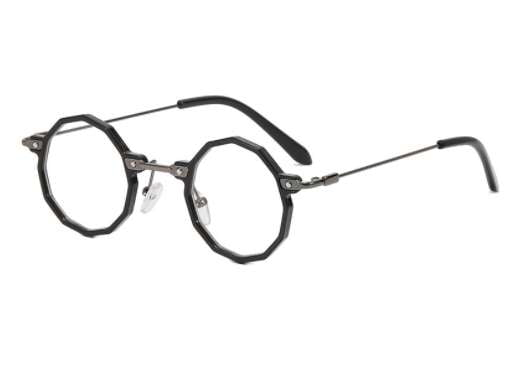 Men's Myopia Frames, Retro Round Eyewear, Vintage Glasses Design - available at Sparq Mart