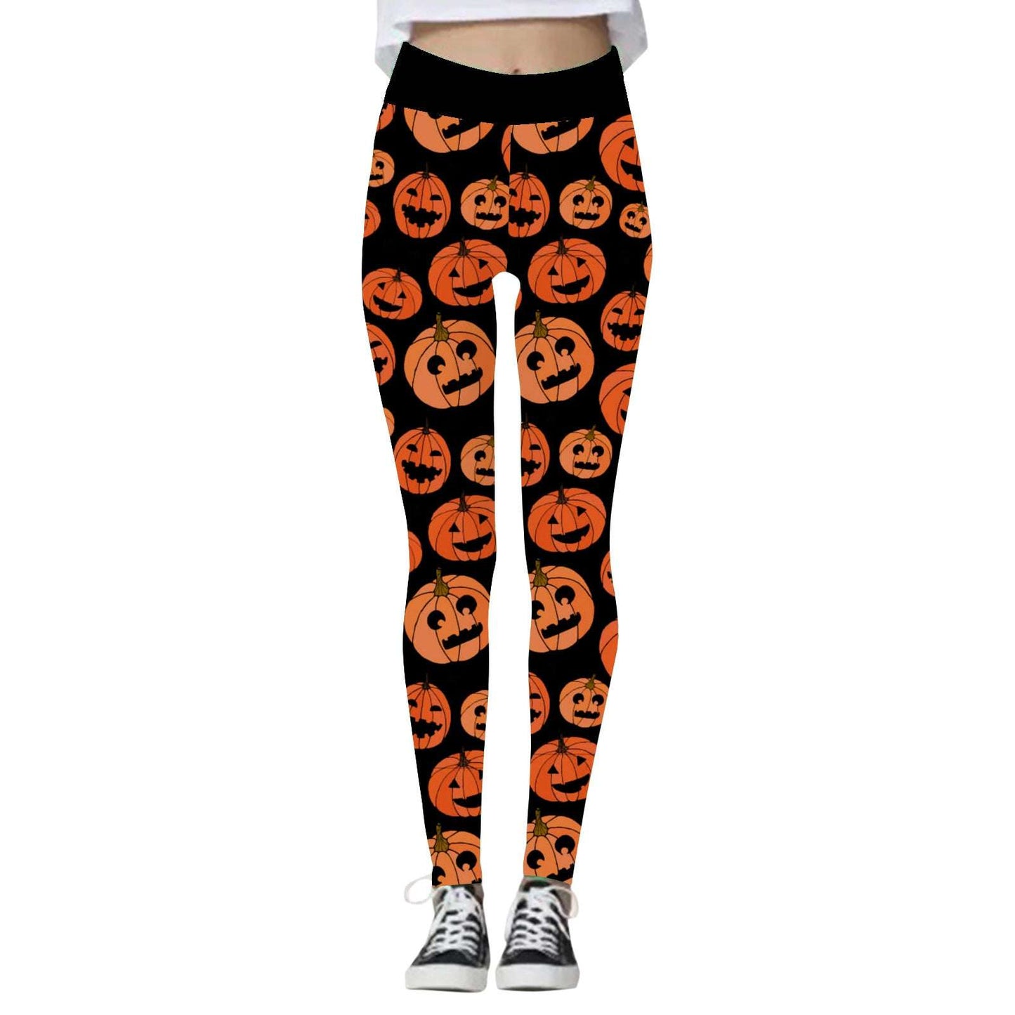 Halloween Leggings, High Waist Leggings, Sports Leggings - available at Sparq Mart