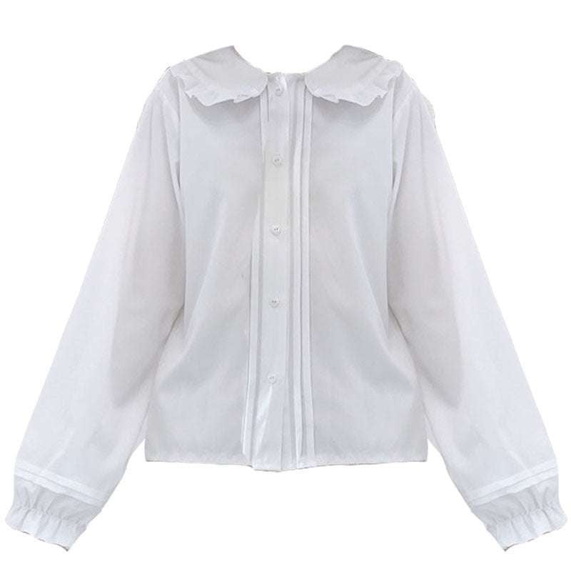 JK Uniform Shirt, Long-Sleeved Inner Wear, Women's Uniform Top - available at Sparq Mart