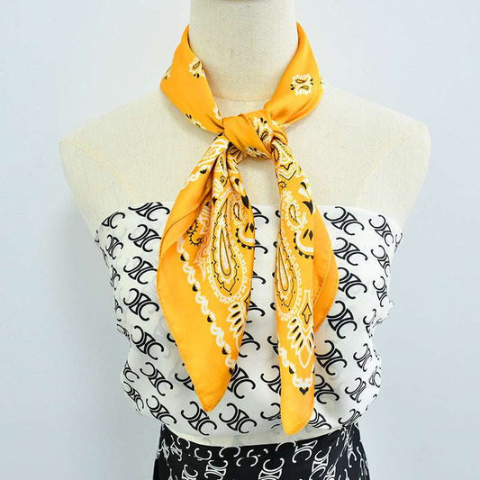 70cm Scarf, Professional Scarf, Women's Paisley Scarf - available at Sparq Mart
