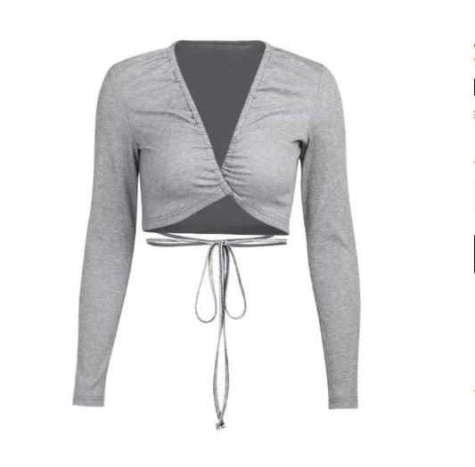 sexy short coat, slim-fit crop, strapless crop top - available at Sparq Mart