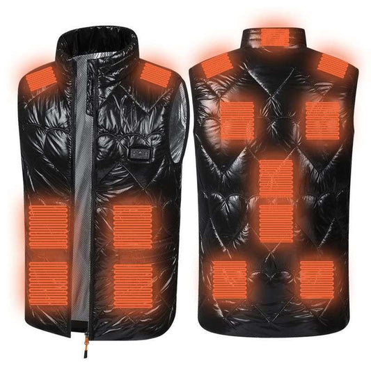 Electric Heating Jacket, Self-heating Outerwear, USB Heated Vest - available at Sparq Mart