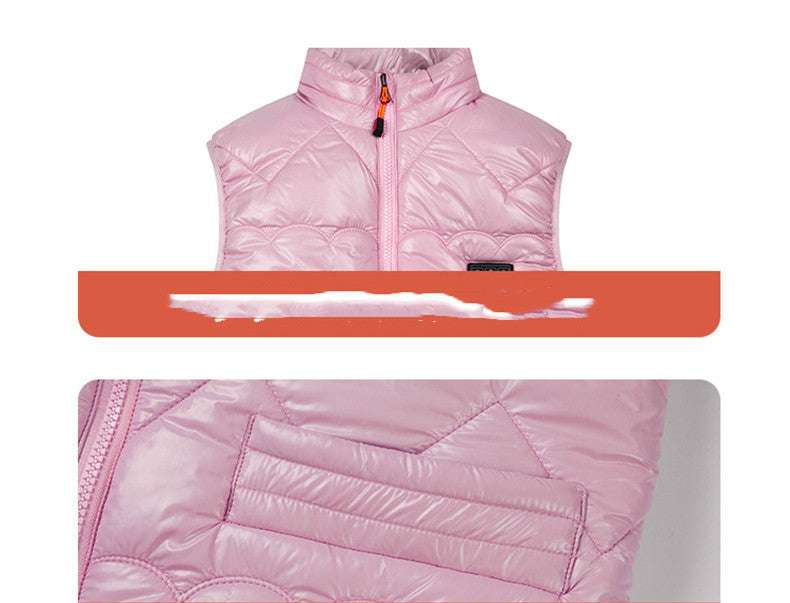 Electric Heating Jacket, Self-heating Outerwear, USB Heated Vest - available at Sparq Mart
