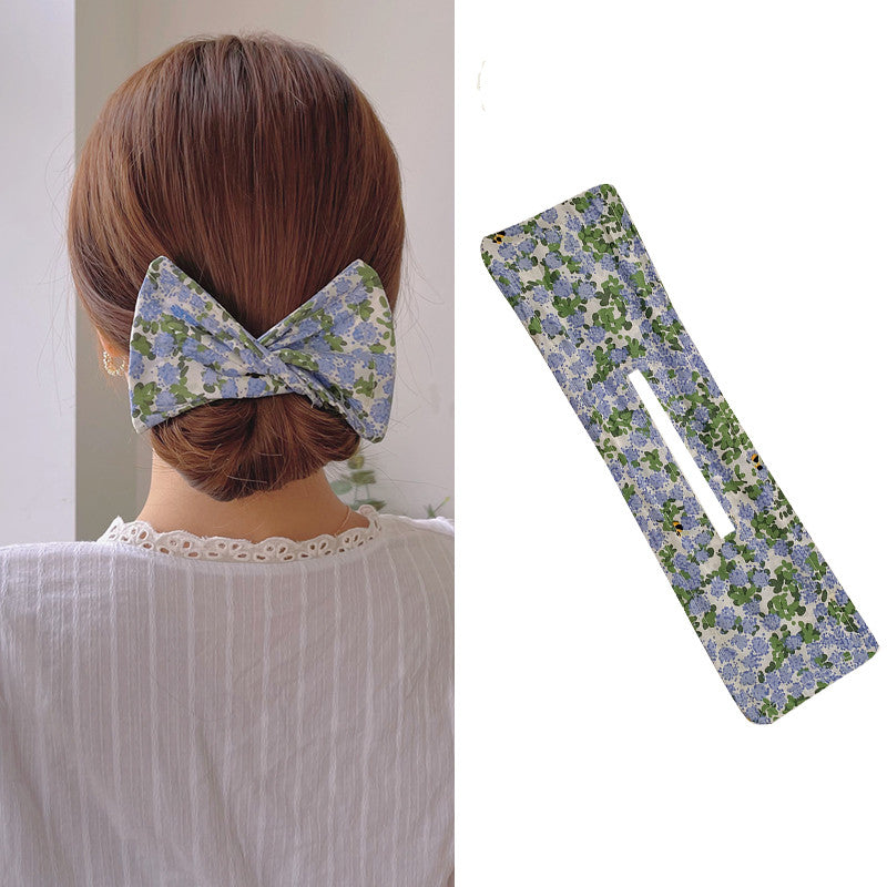 Bow Hairpin Style, Chic Hair Accessory, Japanese Bow Clip - available at Sparq Mart