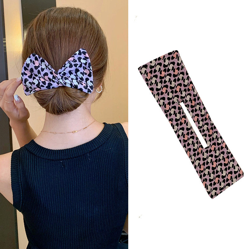 Bow Hairpin Style, Chic Hair Accessory, Japanese Bow Clip - available at Sparq Mart