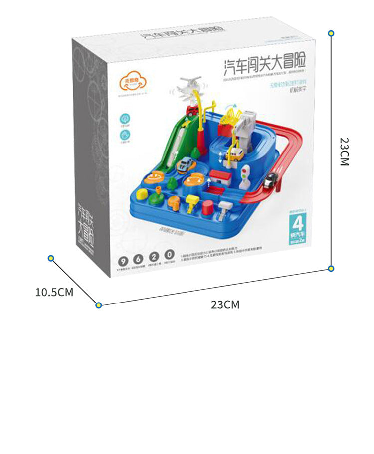 Educational Train Playset, Interactive Car Track, Kids Adventure Toy - available at Sparq Mart