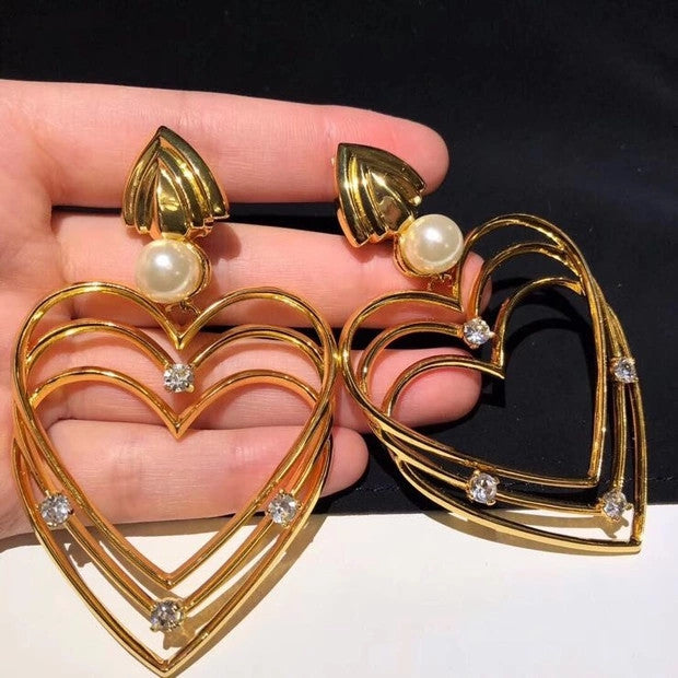 Chic Waterdrop Earring, Love Heart Earrings, Simple Bell Earrings - available at Sparq Mart