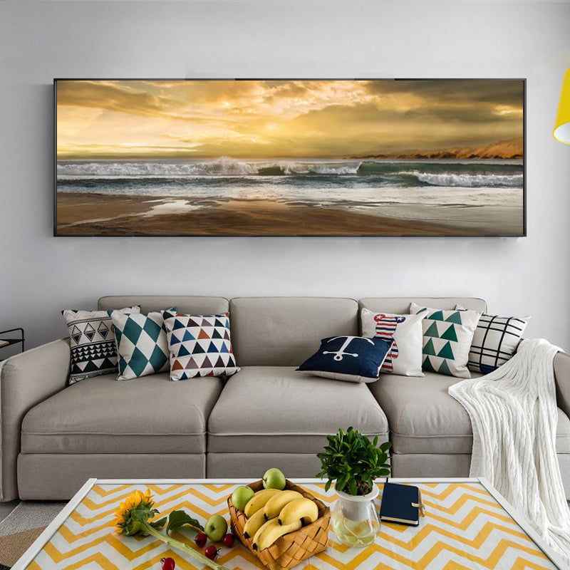 Abstract Landscape Painting, Living Room Wall Art, Modern Canvas Art - available at Sparq Mart