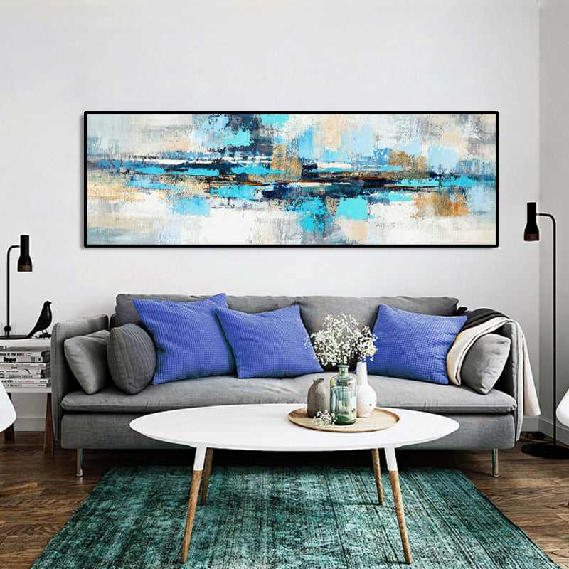 Abstract Landscape Painting, Living Room Wall Art, Modern Canvas Art - available at Sparq Mart