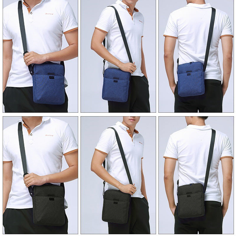 Crossbody Shoulder Bag, Retro Canvas Bag, Vintage Messenger Satchel - available at Sparq Mart