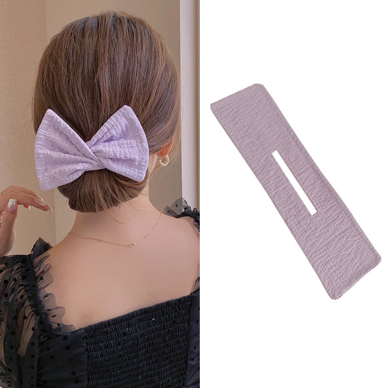 Bow Hairpin Style, Chic Hair Accessory, Japanese Bow Clip - available at Sparq Mart