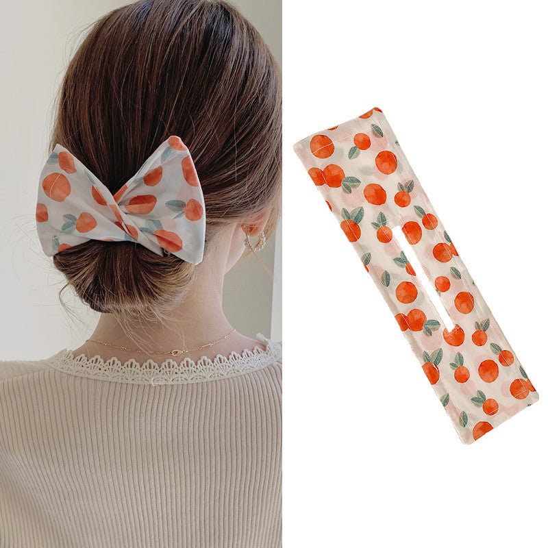 Bow Hairpin Style, Chic Hair Accessory, Japanese Bow Clip - available at Sparq Mart