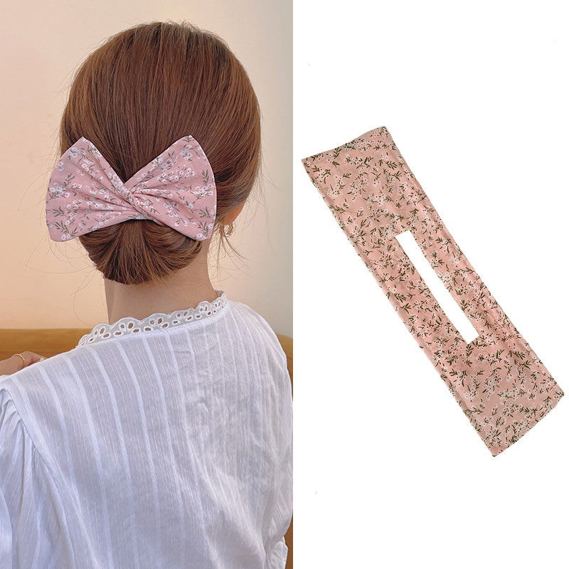 Bow Hairpin Style, Chic Hair Accessory, Japanese Bow Clip - available at Sparq Mart